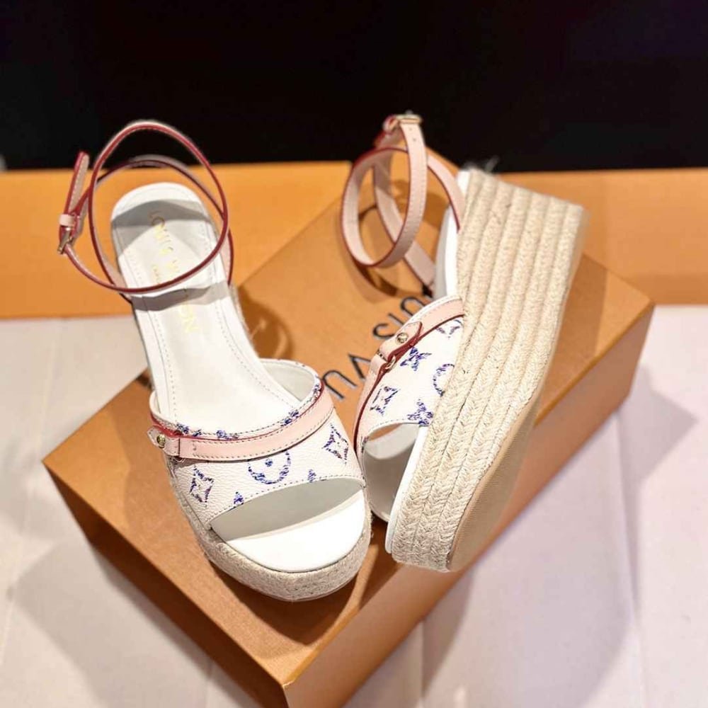 L0vis Vvtt0n Helios Wedge Sandal White 1Acsfq
