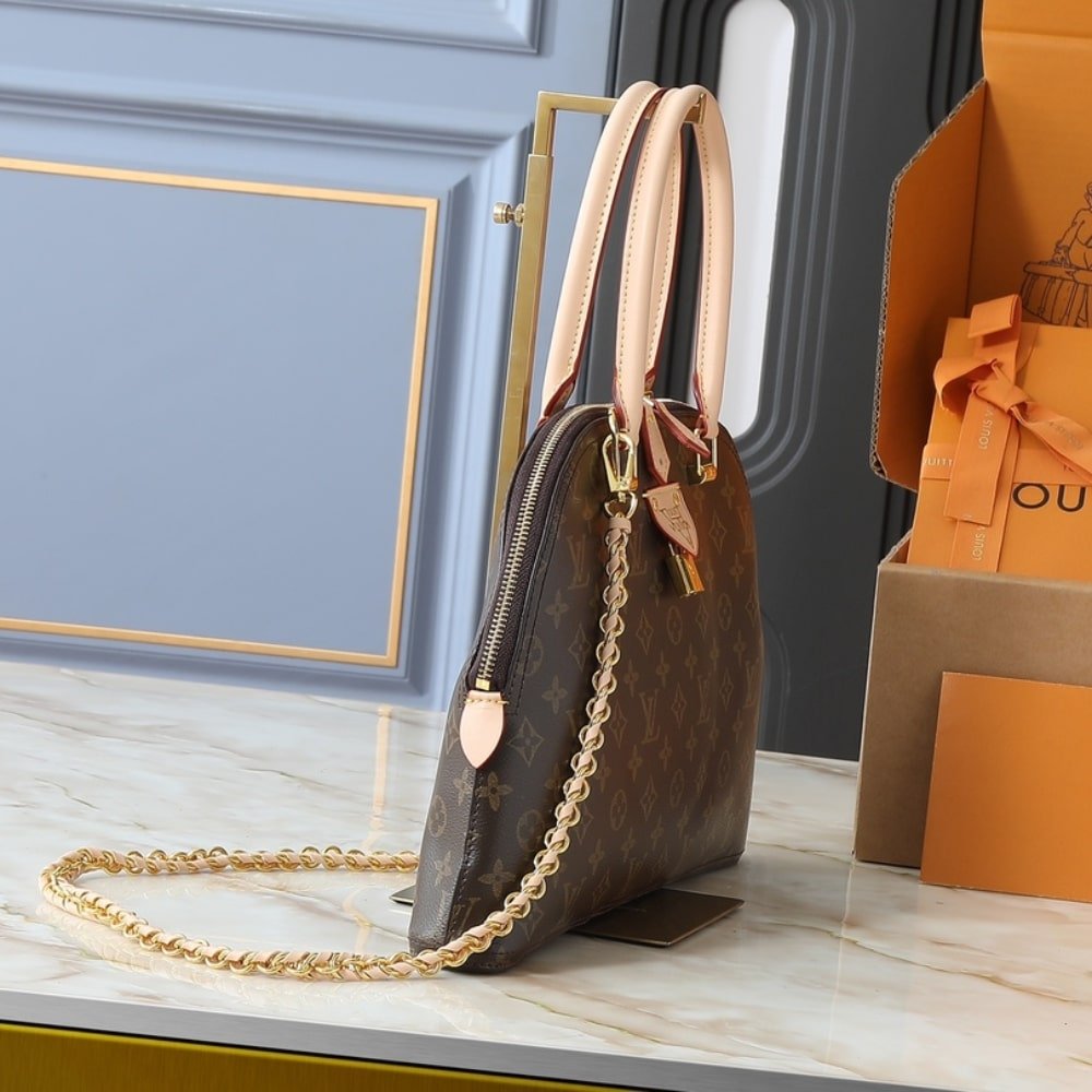 L0vis Vvtt0n Moon Alma Bag Monogram Brown 38Cm