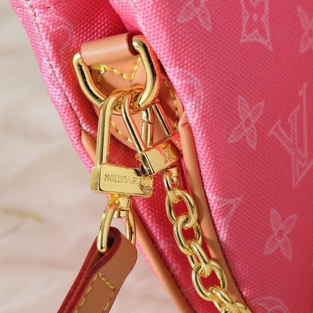 L0vis Vvtt0n Pochette Liv Rose Ruban 24Cm M27719