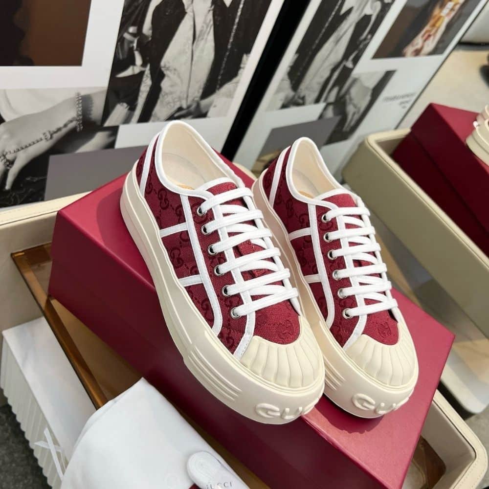 Gvc*1 Women Chunky Sneaker Rosso Ancora 816879 Fabzz 8545
