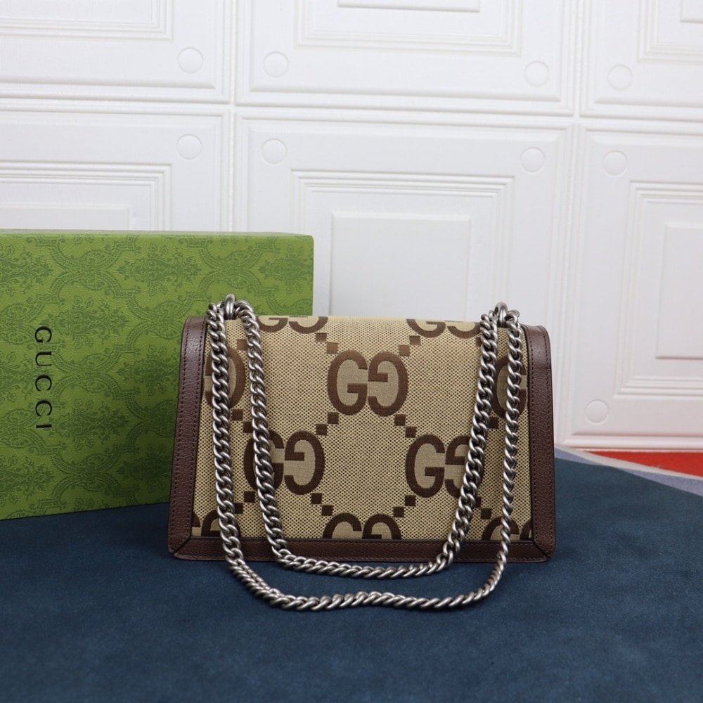 Gvc*1 Dionysus Bag Jumbo Gg Canvas S*per Mini Brown 28Cm