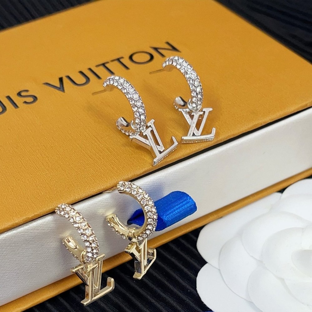 L0vis Vvtt0n Lv Iconic Earrings Gold M01732