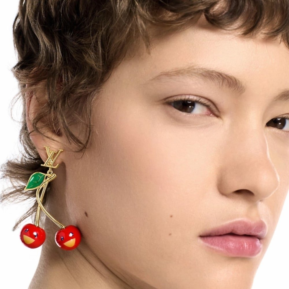 L0vis Vvtt0n X Murakami Cerise Earrings M02808
