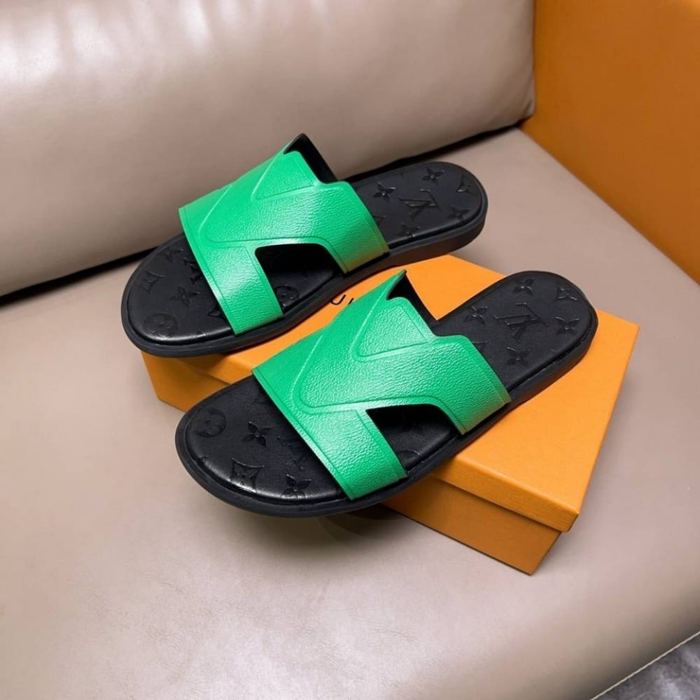 L0vis Vvtt0n Oasis Mule Monogram Green
