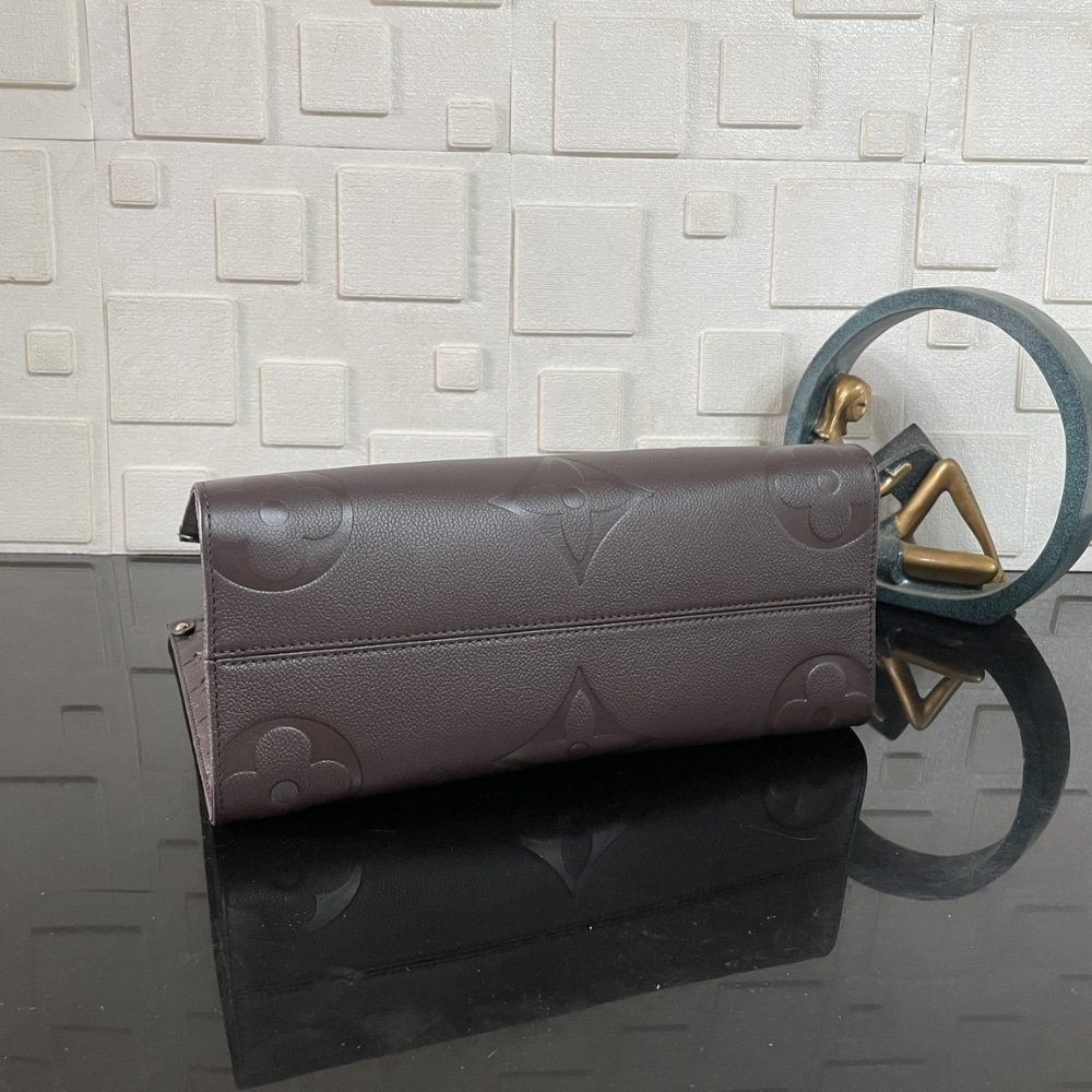 [S*per Vip 1:1] L0vis Vvtt0n Onthego MM Monogram Wine Red 35Cm M12967