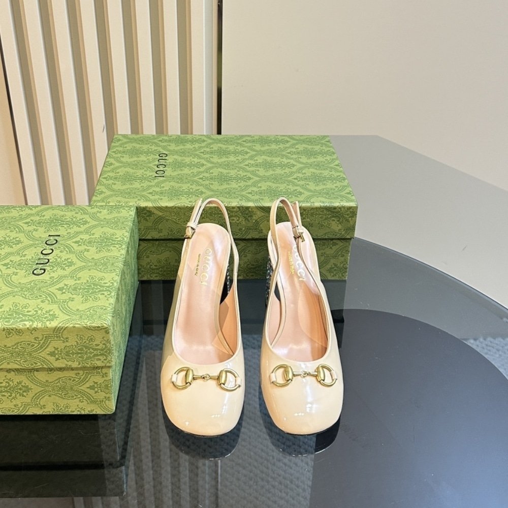 Gvc*1 Women’s Horsebit Pump With Crystals White 795984 Bnc00 9540