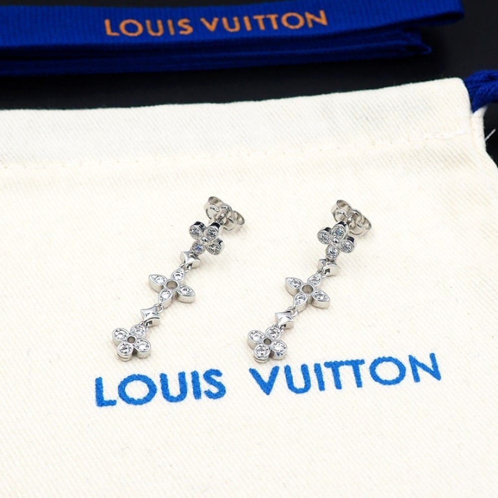 L0vis Vvtt0n Dentelle One Row Earrings Q96850