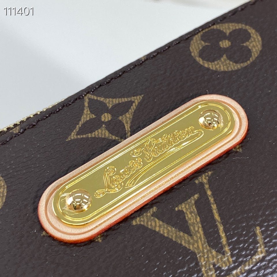 L0vis Vvtt0n Pochette Eva Monogram Canvas Brown 25Cm