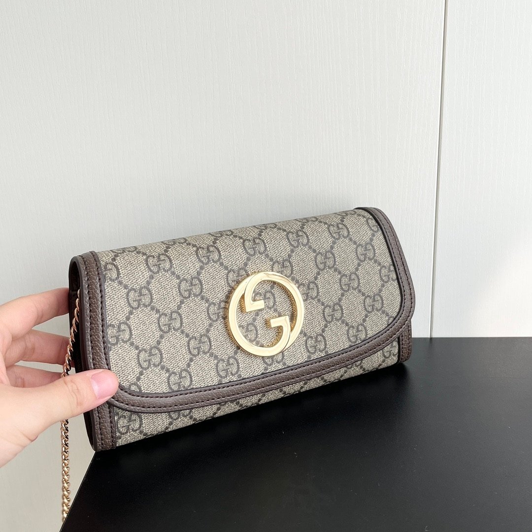 Gvc*1 Blondie Continental Chain Wallet Beige 21Cm ‎‎725215 K9Gsg 8358