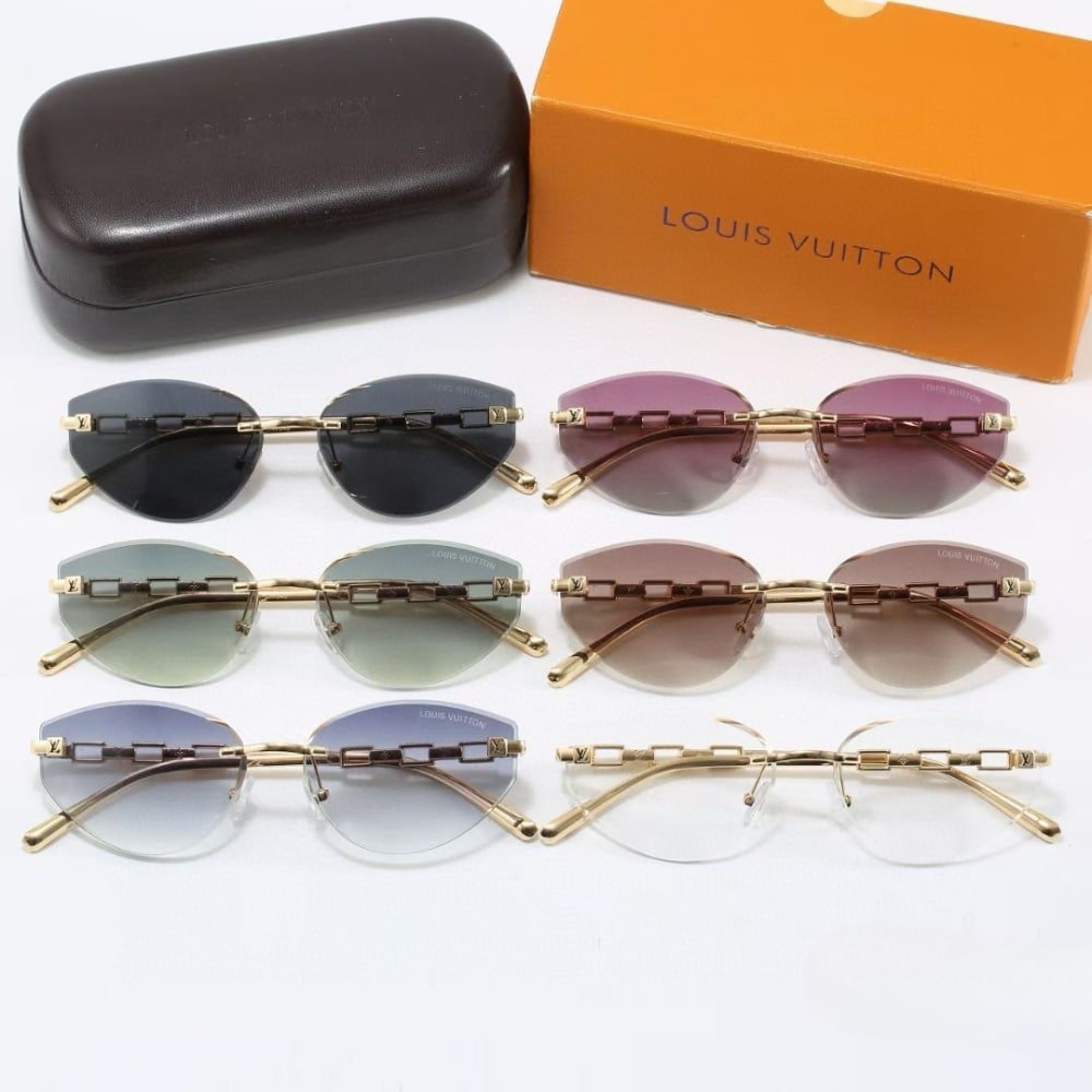 L0vis Vvtt0n Iconique Féline Sunglasses Transparent