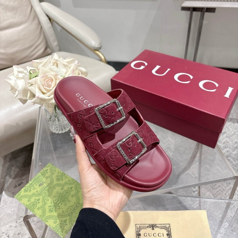 Gvc*1 Women’s Slide Sandal Burgundy