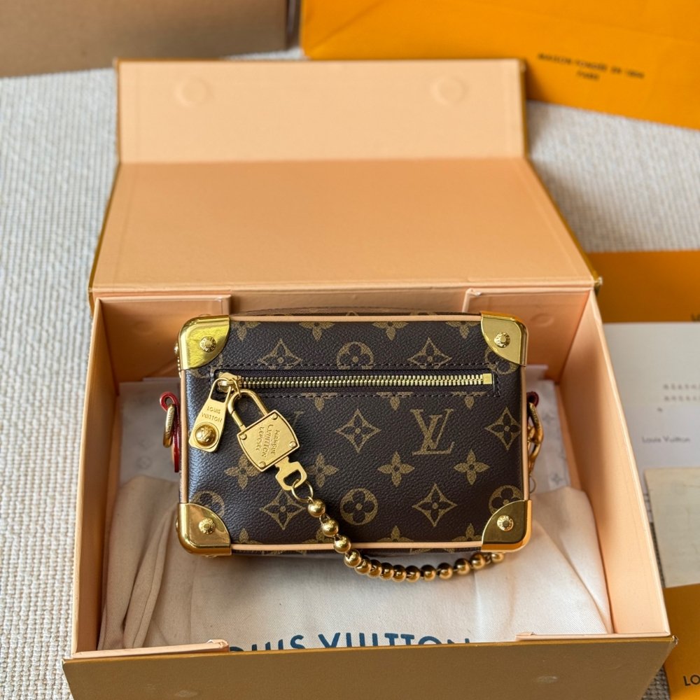 L0vis Vvtt0n Mini Soft Trunk G69 Monogram Brown 18Cm M14729