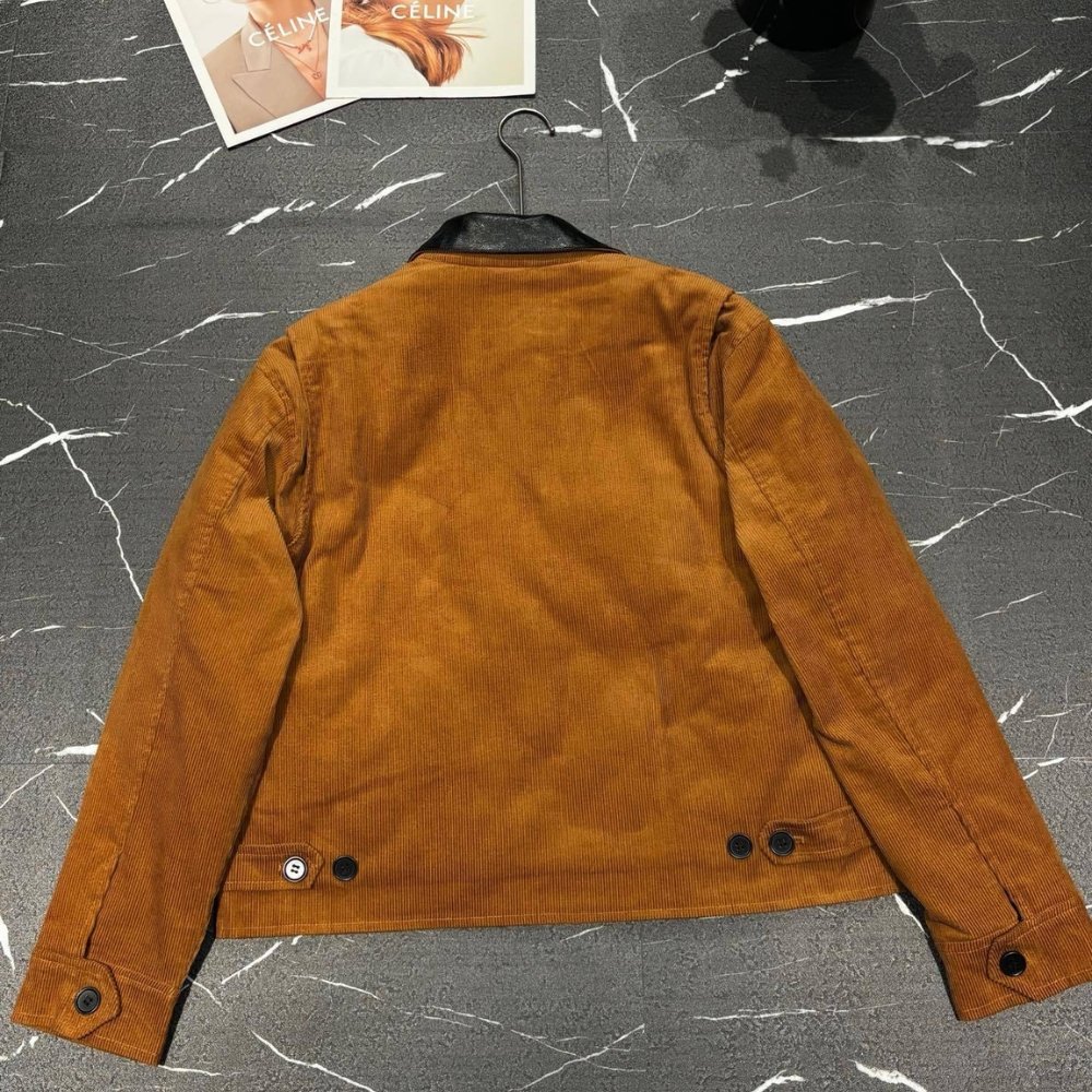 Miu Miu Padded Corduroy Blouson Dark Beige Ml1336 1795 F0346 S Ooo