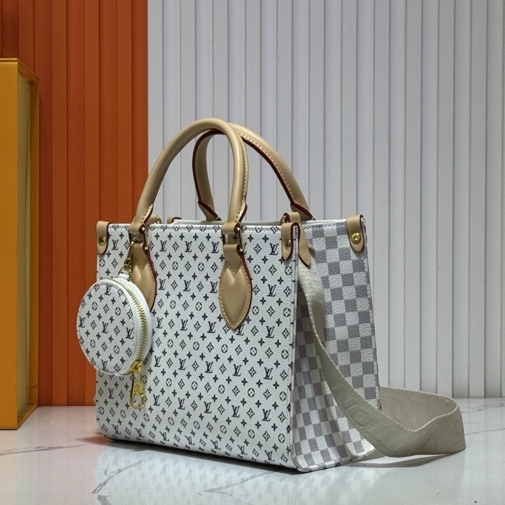 L0vis Vvtt0n Onthego PM Azure Blue And Sand 25Cm M15138
