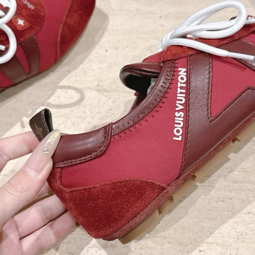 L0vis Vvtt0n LV Sneakerina Bordeaux Red 1AIVJI