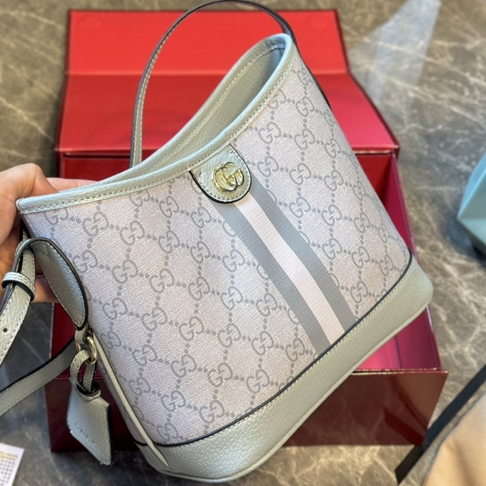 Gvc*1 Ophidia Small Tote Bag Dusty Blue 23Cm 765043 Fad04 8741