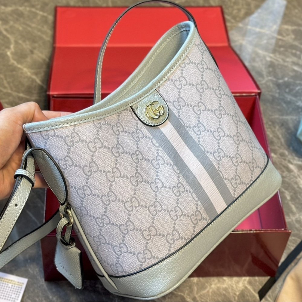 Gvc*1 Ophidia Small Tote Bag Dusty Blue 23Cm 765043 Fad04 8741