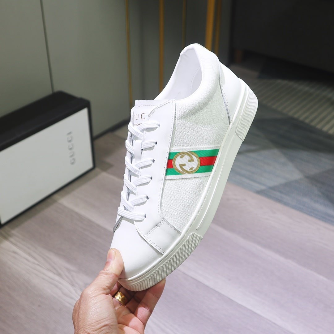 Gvc*1 Gg Svp*me White Sneaker Gg With Web