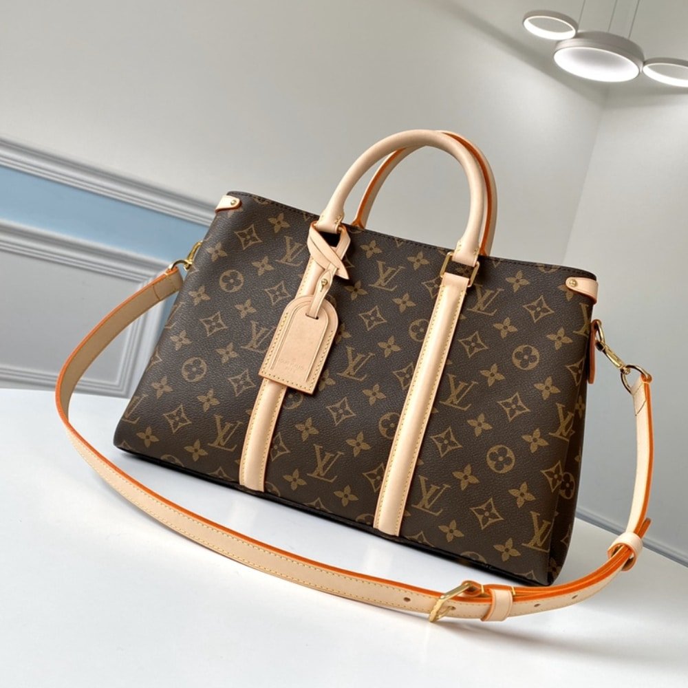 [S*per Vip 1:1] L0vis Vvtt0n Soufflot Bb Monogram Canvas Pink 29Cm M44815