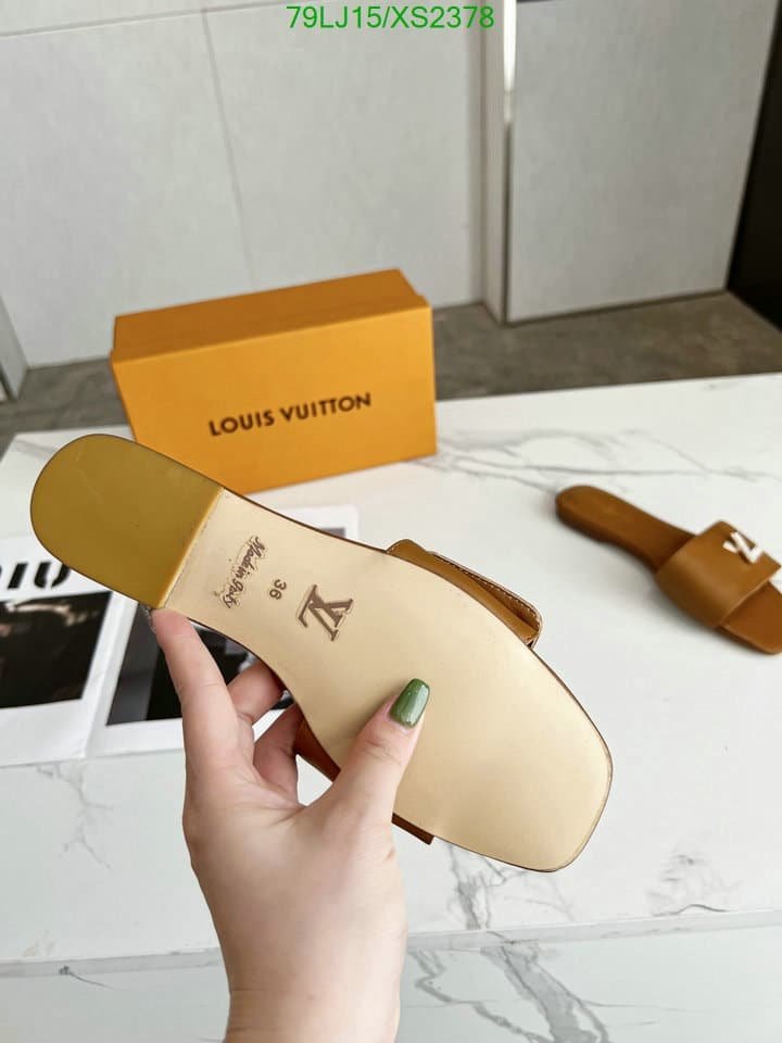 L0vis Vvtt0n Shake Flat Mule Beige
