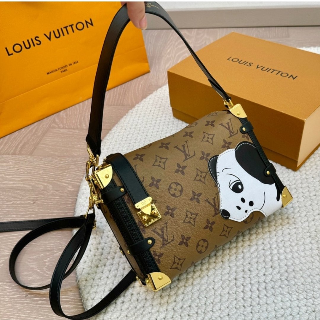 L0vis Vvtt0n Side Trunk Mm Monogram Reverse Coated Canvas 23Cm M47202