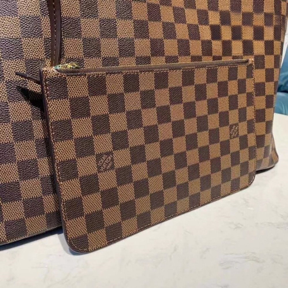 L0vis Vvtt0n Neverfull GM Damier Ebene Cerise Red 39Cm N40597