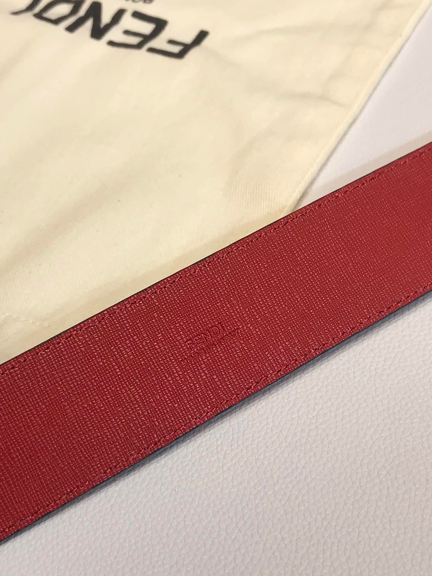 F**di Ff Leather Betl Black 40Mm