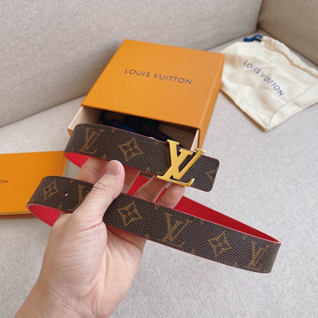 L0vis Vvtt0n Lv Initiales Reversible Belt 30Mm